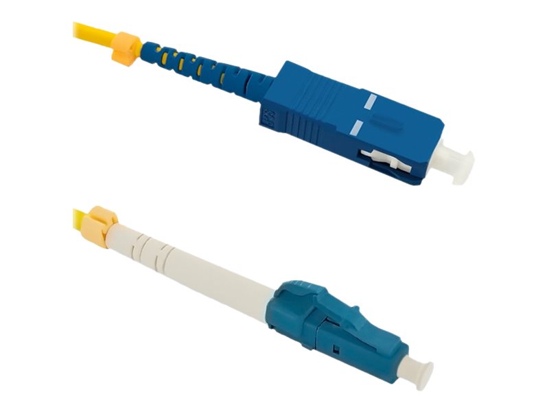Qoltec - Patchkabel - Lc/Upc Enkelttilstand (Han) Til Sc/Upc Enkelttilstand (Han) - 7 M - Fiberoptik - Simplex - 9 / 125 Micron - G.652D - Halogenfri