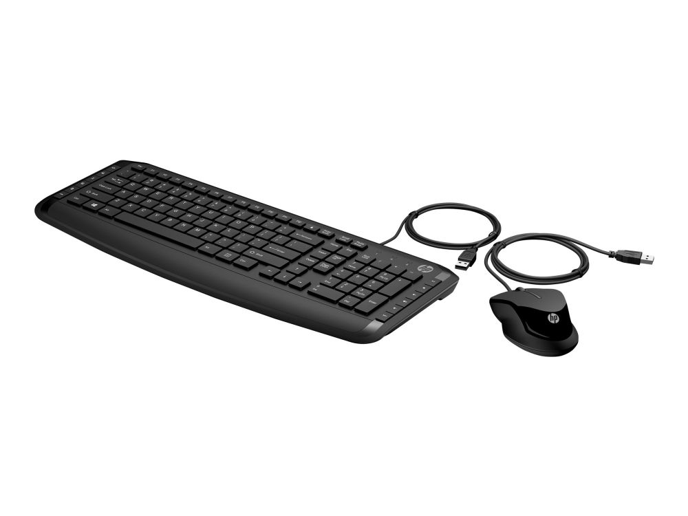 Hp Pavilion 200 - Sæt Med Mus Og Tastatur - Usb - Tysk - Sort - Für Hp 21, 22, 24, 27 Pavilion 24, 27, Tp01