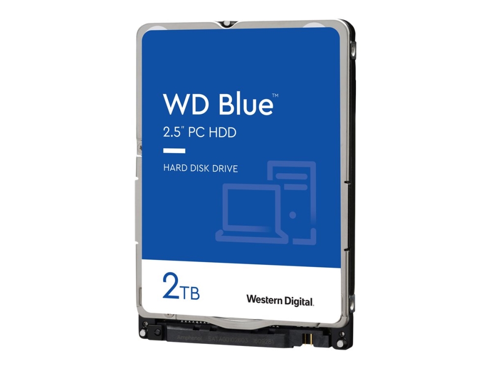Wdc Wd20spzx Wd Blue Festplatte, 2.5, 2Tb, Sata/600, 5400Rpm, 128Mb Cache