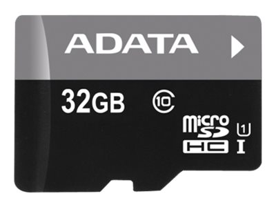 Adata Premier - Flash-Speicherkarte (Microsdhc-Zu-Sd-Adapter Enthalten) - 32 Gb - Uhs Klasse 1 / Klasse 10 - Microsdhc Uhs-I - Einzelhandel