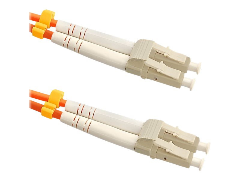 Qoltec - Patchkabel - Lc/Upc Multi-Mode (Han) Bis Lc/Upc Multi-Mode (Han) - 7 M. - Fiberoptik - Duplex - 50 / 125 My - Om2 - Halogenfri - Orange