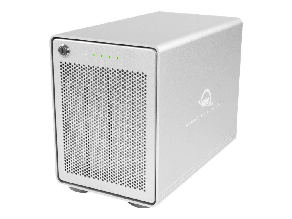 Owc Mercury Elite Pro Quad Laufwerksgehäuse 4-Bay Sata-600 Usb 3.2 Gen 2 Silber