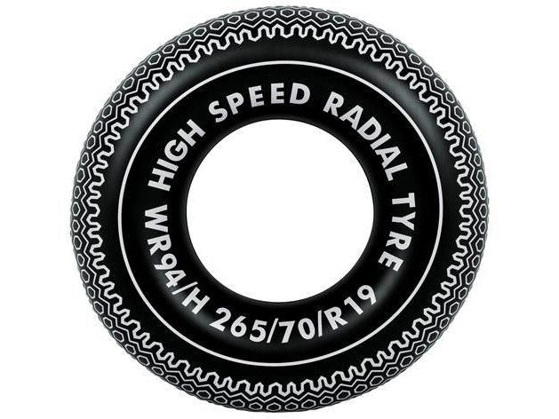 JiLong Svømmehjul 90 cm sort (JL041087NPF)