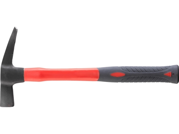 Kwb 446816, Mauerwerkhammer, Stahl, Glasfaser, Schwarz, Rot, Stahl, 600 G