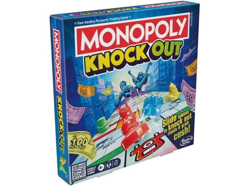 Monopoly Knockout, Brädspel, Ekonomisk simulering, 8 År, 20 min