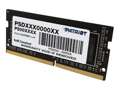 Patriot Memory Signature Line Psd432g26662s, 32 Gb, 1 X 32 Gb, Ddr4, 2666 Mhz, 260-Pin So-Dimm