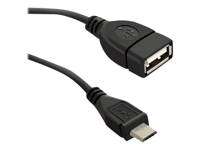 Qoltec - Usb-Adapter - Micro-Usb Type B (Han) Til Usb (Hun) - 20 Cm
