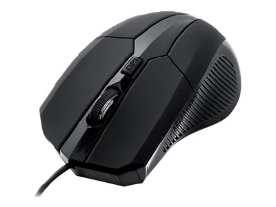 Ibox I005 - Mus - Højre- Og Venstrehåndet - Laser - 3 Knapper - Kablet - Usb - Sort - Oem