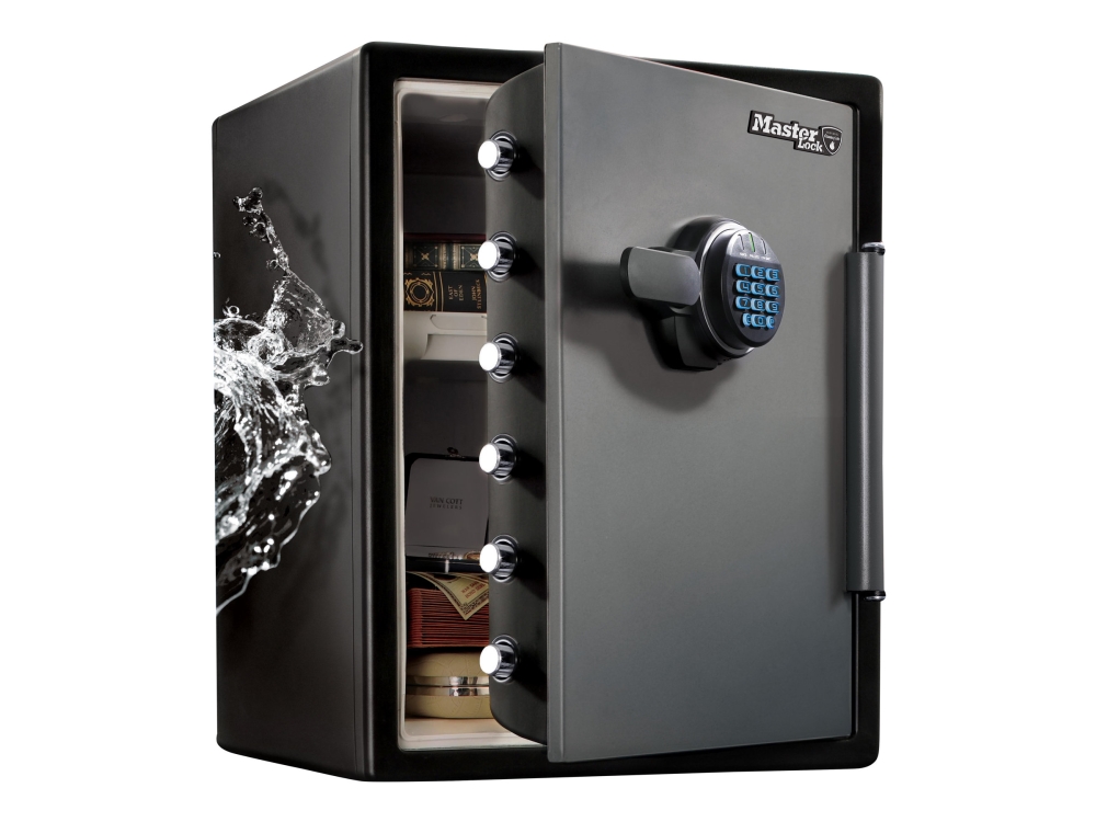 Master Lock XX-Large No. LFW205FYC - Pengeskab - solidt stål - sort, mediumgrå