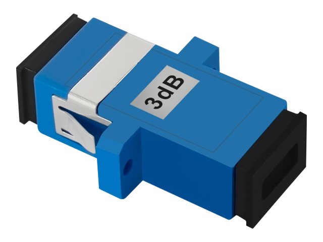 Qoltec - Netværk-Attenuator - Sc/Upc Enkelttilstand (Hun) Til Sc/Upc Enkelttilstand (Hun) - Fiberoptik - 3 Db