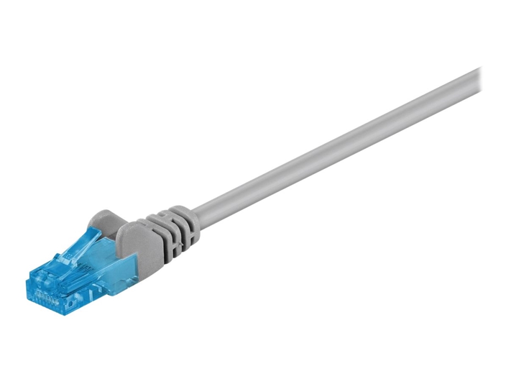 Goobay - Patchkabel - Rj-45 (Han) Til Rj-45 (Han) - 20 M - Utp - Cat 6A - Halogenfri, Knastfri, Strenget - Grå