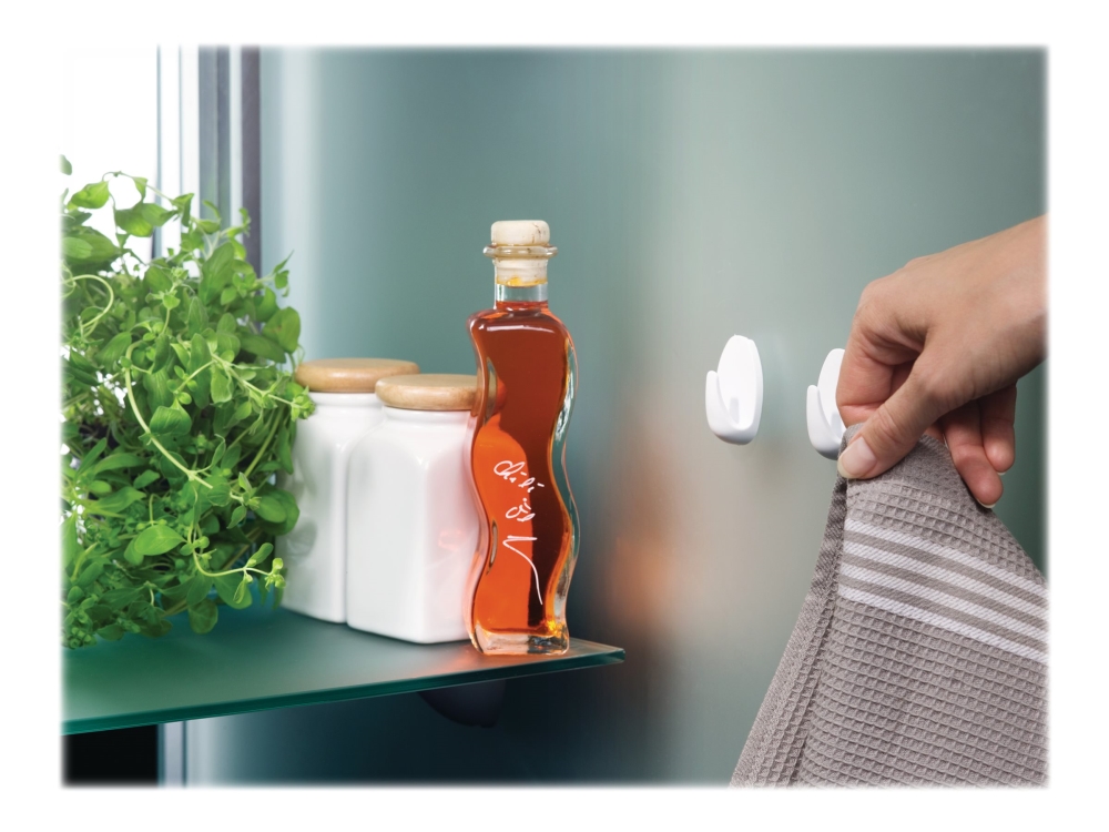 Tesa Powerstrips Small - Självhäftande krok - vit (paket om 3) | Köksutrustning - Hushålls tillbehör | GameStuff