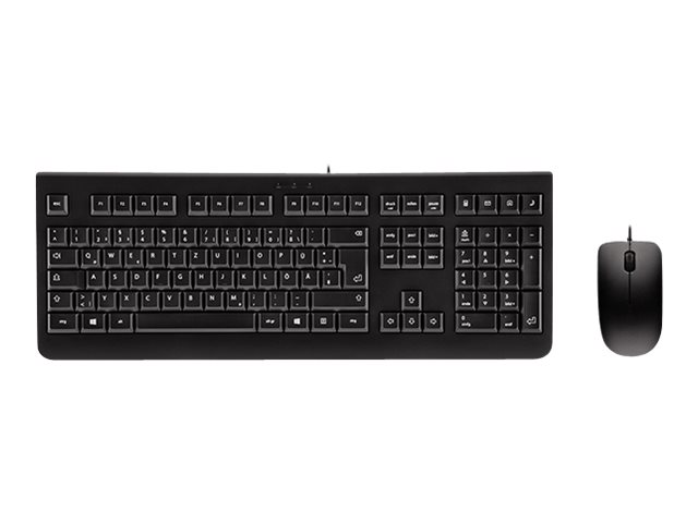 Cherry Dc 2000, Kabelgebunden, Usb, Membran Key Switch, Qwerty, Schwarz, Maus Enthalten