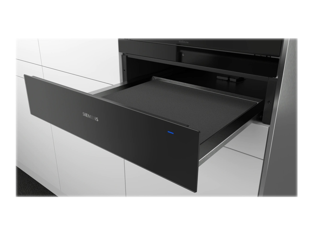 Siemens iQ500 BI510CNR0 - Värmeskåp - inbyggd - fördjupning - bredd: 56 cm - djup: 55 cm - höjd: 14 cm - svart / rostfritt stål | Vitvaror - Vitvaror tillbehör - Ugnstillbehör | GameStuff