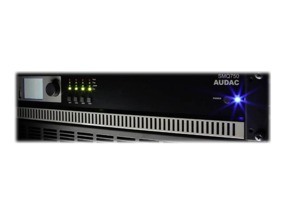 Audac SMQ750 - Forstærker - 4 x 750 Watt - sort