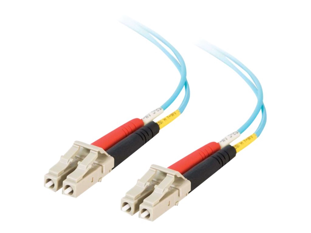 C2g Lc-Lc 10Gb 50/125 Om3 Duplex Multimode Pvc Glasfaserkabel (Lszh) - Netzwerkkabel - Lc Multimode (Stecker) Zu Lc Multimode (Stecker) - 10 M. - Gla