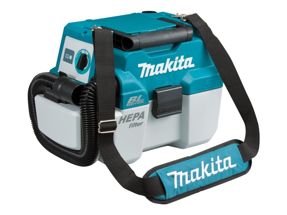 Makita Støvsuger 18V. Til tør- og vådsugning. Poseløs. Uden batteri & lader. DVC750LZ