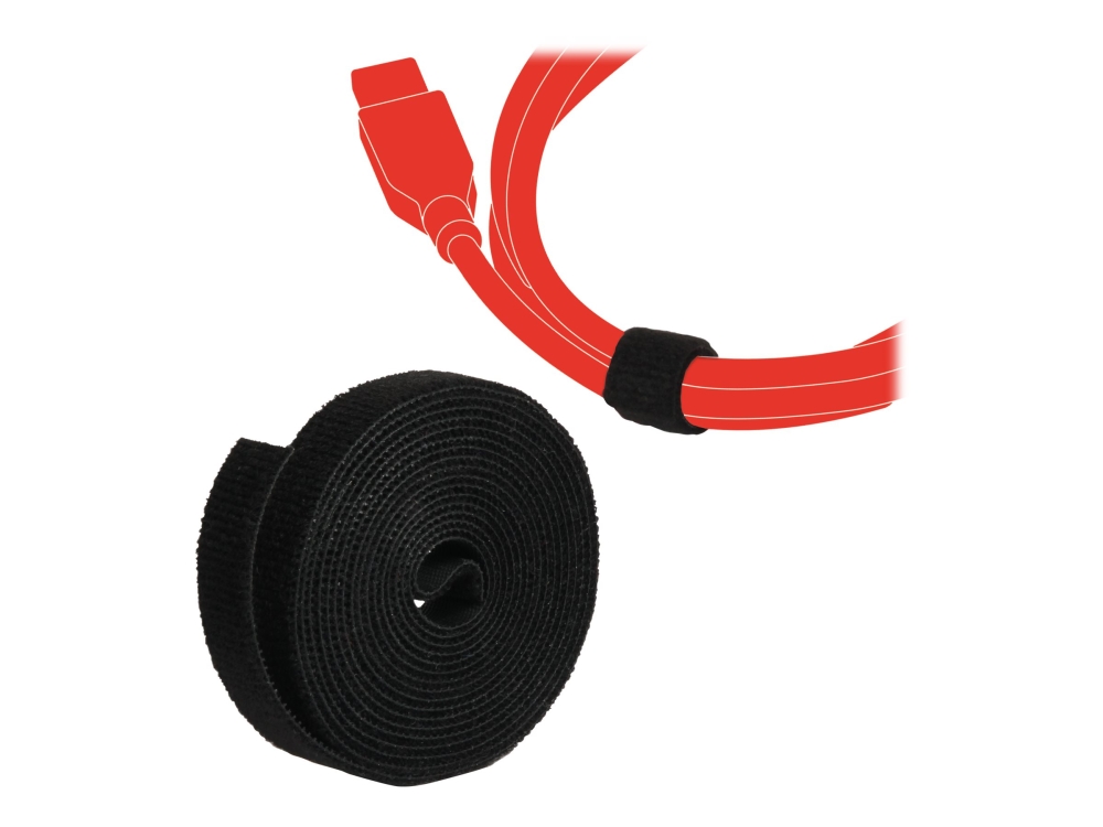 Label-The-Cable Ltc Roll, Synthetisch, Schwarz, 3000 Mm, 16 Mm, 3 Mm, 1 Stück(E)