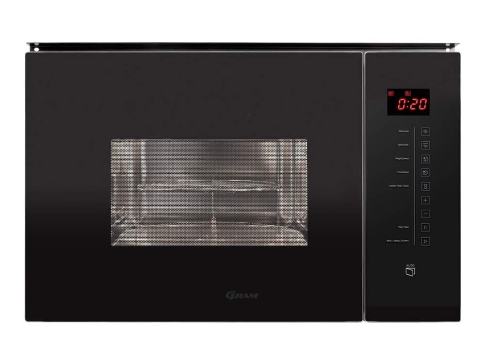 Gram Im 20614-90 B, Integriert, Kombi-Mikrowelle, 25 L, 900 W, Eingebautes Display, Berührung