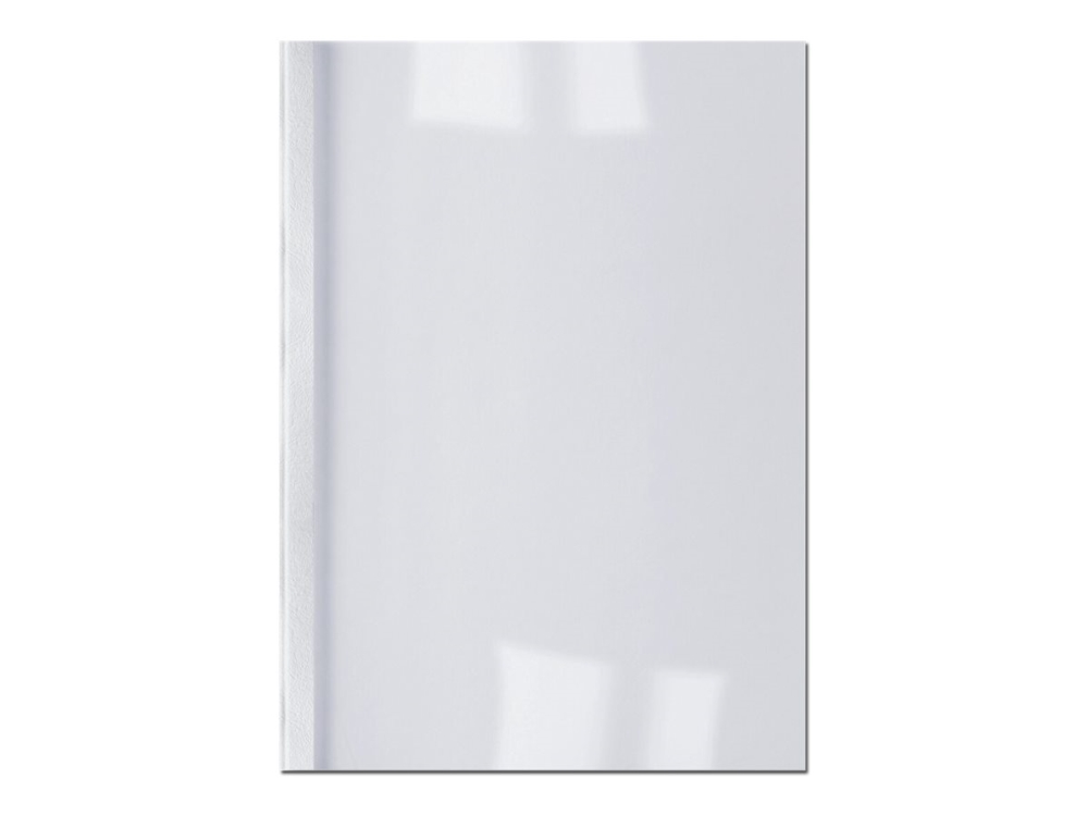 Gbc Leathergrain Thermo-Bindemappen 1,5Mm, Weiß (100), A4, Pvc, Transparent, Weiß, Matt, 15 Blätter, 1,5 Mm