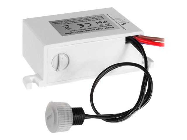 Skuggsensor med extern sond 2300W Maclean Energy MCE34 (AWZ) Elektrisk anordning som är utformad för att automatisera av- och påslagning av elektrisk utrustning och samtidigt spara el | EL Artiklar - Rörelsesensor & skymningsrelä - Skymningsrelä | GameStuff