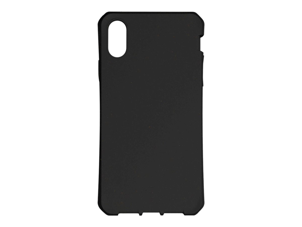 Itskins Feronia Bio - Bagsidecover Til Mobiltelefon - Bio Plastik - Sort - For Apple Iphone Xr