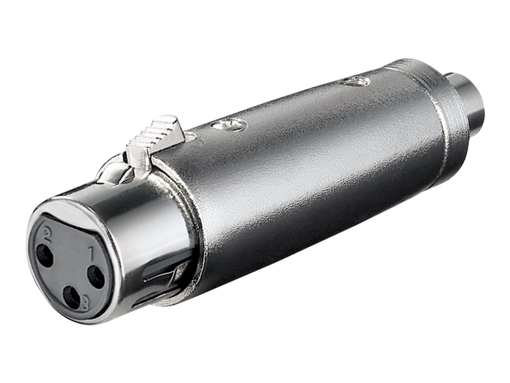 goobay - Lyd adapter - XLR3 stik til RCA modtager