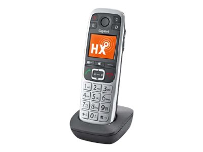 Gigaset E560HX - Trådlös förlängningshandenhet med nummerpresentation - DECT\GAP - platina | Tele & GPS - Tillbehör fasta telefoner - Headset / Handsfree | GameStuff