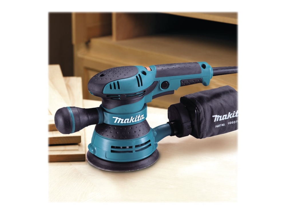 Makita BO5041K - Sliber med tilfældigt kredsløb - 300 W - 125 mm