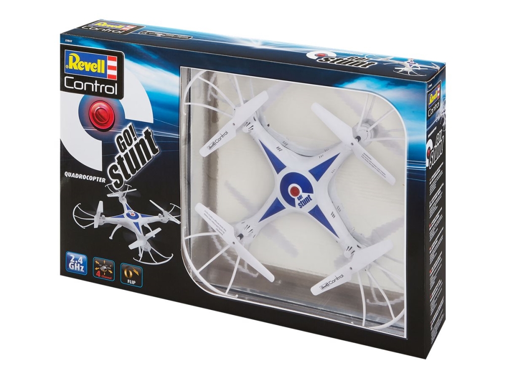 Revell Control - Quadcopter GO! STUNT | Radiostyrd - Drönare - Drönare nybörjare | GameStuff