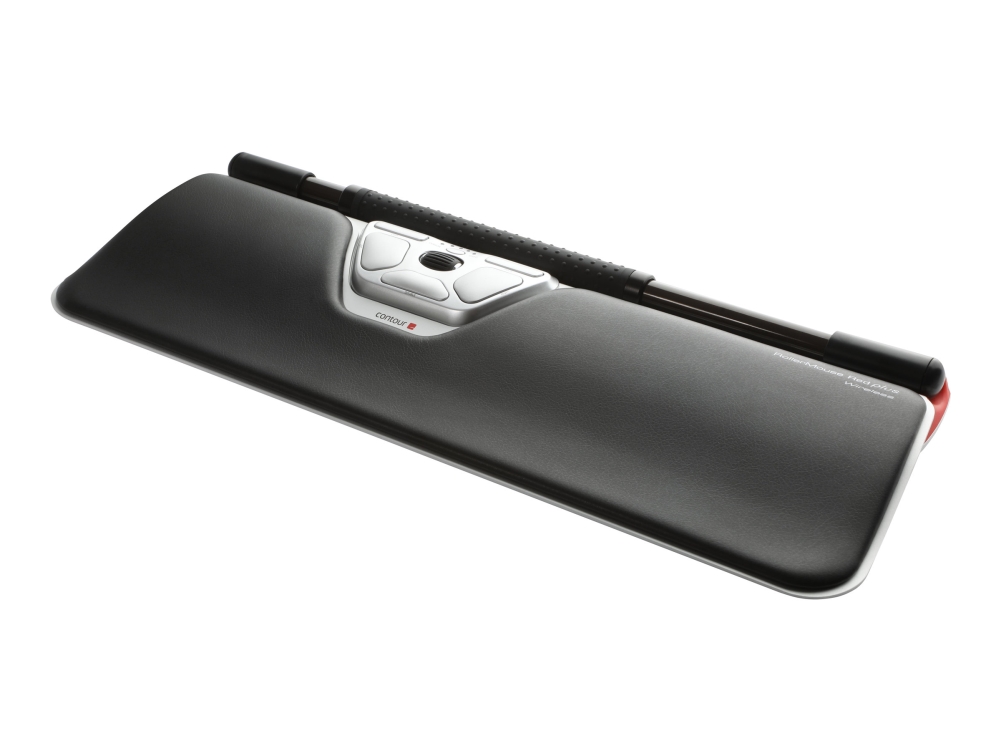 Contour Rollermouse Red Plus Wireless - Centreret Mus - Ergonomisk - Højre- Og Venstrehåndet - Dobbelt Lasersensor - 7 Knapper - Trådløs - Trådløs Mo