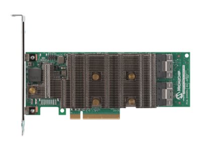 Microchip Adaptec SmartRAID 3200 Series 3254U-16e/e - Styreenhed til lagring (RAID) - 16 Kanal - SATA 6Gb/s / SAS 24Gb/s / PCIe 4.0 (NVMe) - RAID RAID 0, 1, 5, 6, 10, 50, 60 - PCIe 4.0 x16