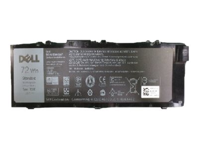 Dell Primary Battery Batteri Til Bærbar Computer Litiumion 6 Cellet 72 Wh For Precision 7510 7520 7710 7720