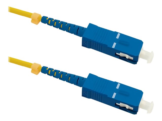 Qoltec Simplex - Patchkabel - Sc/Upc Enkelttilstand (Han) Til Sc/Upc Enkelttilstand (Han) - 7 M - Fiberoptik - Simplex - 9 / 125 Micron - G.652D - Ha