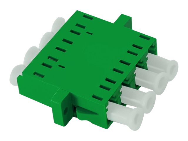Qoltec Quad - Netværkskobling - Lc/Apc Enkelttilstand (Hun) Til Lc/Apc Enkelttilstand (Hun) - Fiberoptik
