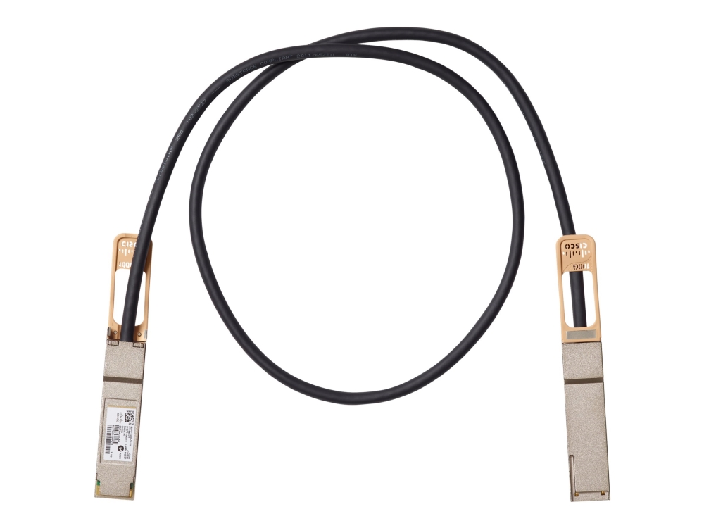 Cisco 100gbase Cr4 Passive Copper Cable Direkte Påsætning Kabel Qsfp Til Qsfp Dobbelt Axial Passivt For Mellanox Connectx