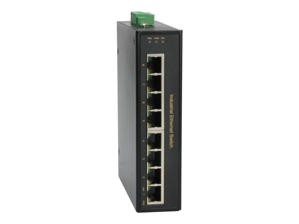 Levelone Ifp 0801 Switch 100 Poe+ Desktop Din Monterbar Skinne Væg Monterbar Poe+ 126 Strøm