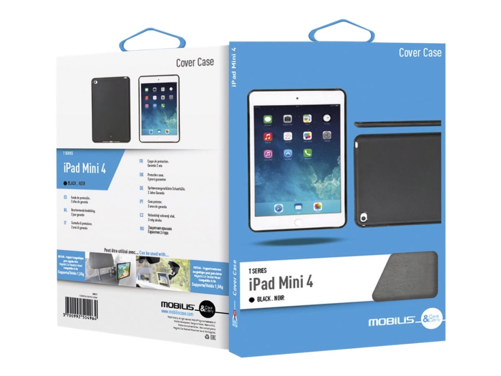 Mobilis T-Series beskyttelsescover til Apple iPad mini 4 7,9" - sort
