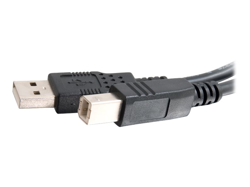 C2g 3.3Ft Usb A To Usb B Cable - Usb A To B Cable - Usb 2.0 - Black - M/M - Usb-Kabel - Usb (Han) Til Usb Type B (Han) - Usb 2.0 - 1 M - Sort