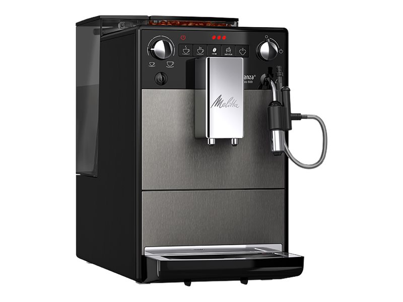 Melitta Avanza Series 600 F270-100 - Automatisk Kaffemaskine Med Mælkeskummer - 15 Bar - Mystisk Titan