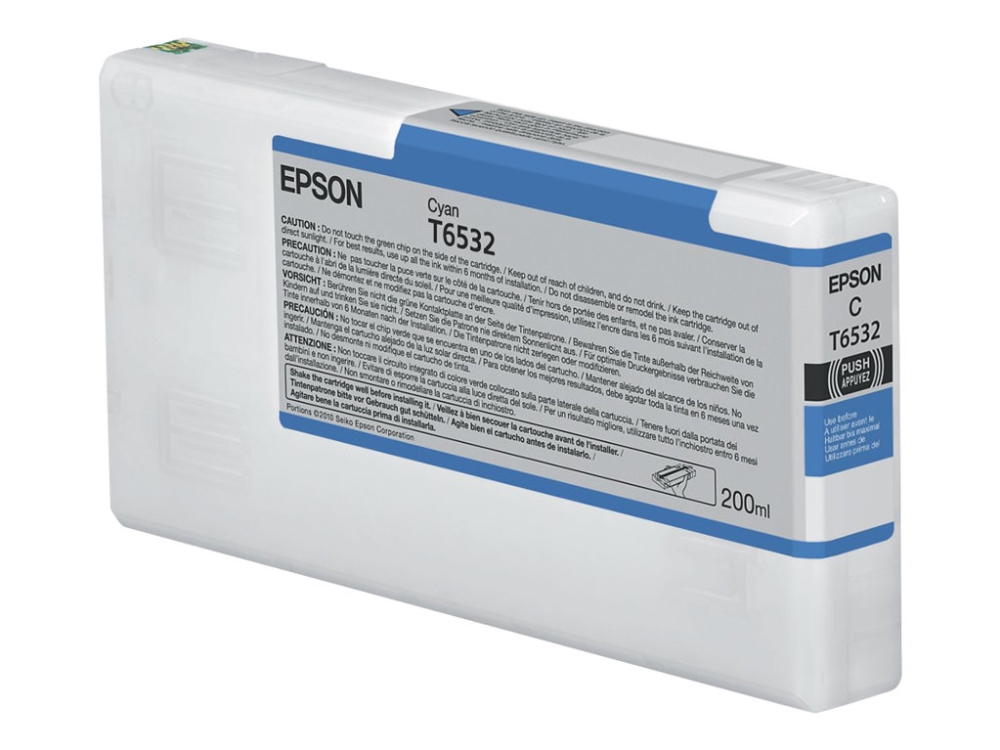 Epson - 200 Ml - Cyan - Original - Patrone - Für Stylus Pro 4900, Pro 4900 Designer Edition, Pro 4900 Spectro_M1