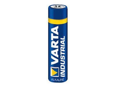 Varta Industrial Aaa, Einwegbatterie, Aaa, Alkali, 1,5 V, 4 Stück(E), Blau