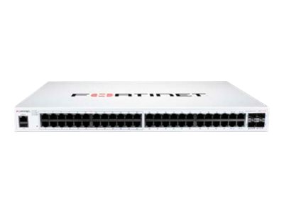 Fortinet Fs-148F-Poe, L2, Gigabit Ethernet (10/100/1000), Power Over Ethernet (Poe), Rack-Einbau, 1U
