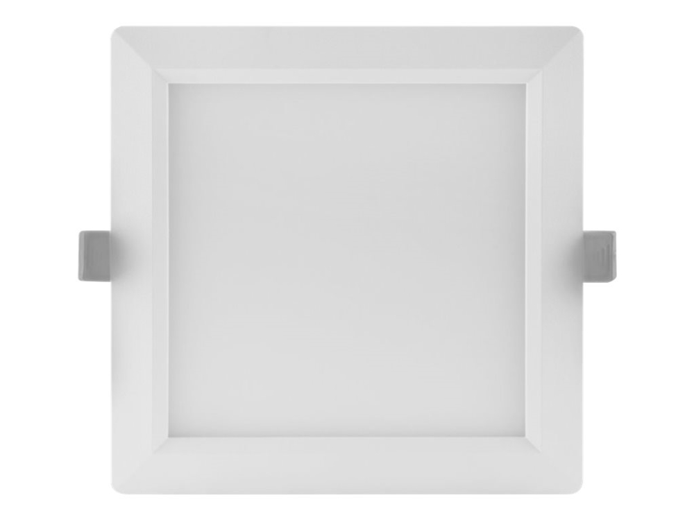 LEDVANCE DOWNLIGHT SLIM - Væg/loftslampe indlejret - LED - 12 W - varmt hvidt lys - 3000 K - kvadrat - hvid