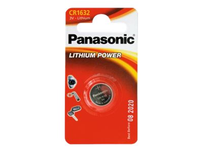 Panasonic Cr-1632El/1B - Batteri Cr1632 - Li - 140 Mah