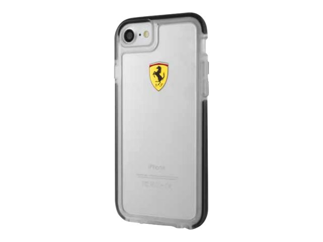 Hurtel Ferrari Hardcase Feglhcp7bk Iphone 7/8 Se 2020 / Se 2022 Stoßfest Transparent Schwarz