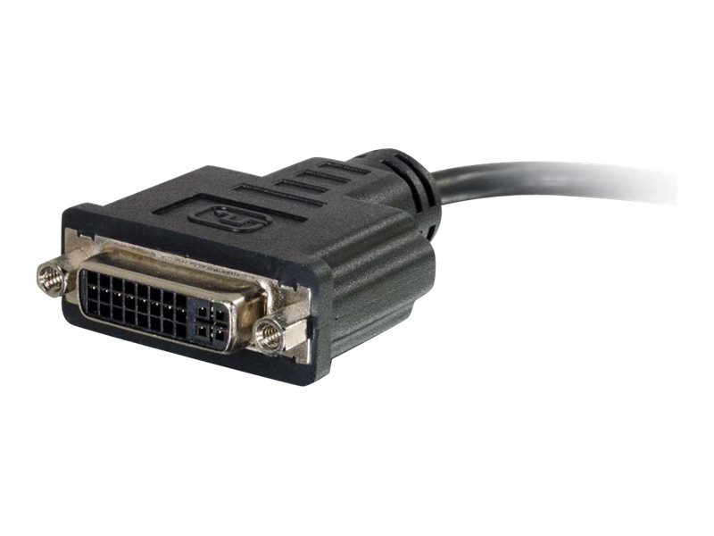 C2g Hdmi To Dvi-D Adapter - Hdmi To Single Link Dvi-D Converter - M/F - Video Transformer - Hdmi - Dvi - Sort
