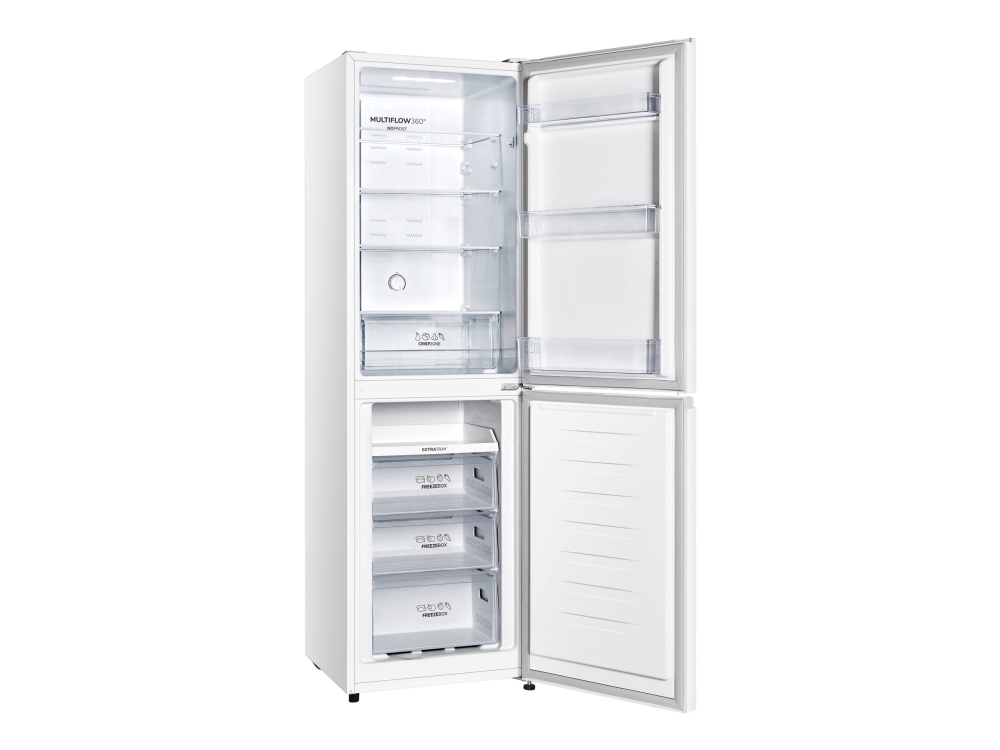 Gorenje Nrk418ecw4 - Køleskab/Fryser - Bund-Fryser - Bredde: 55 Cm - Dybde: 55.7 Cm - Højde: 182.4 Cm - 256 Liter - Klasse E - Hvid