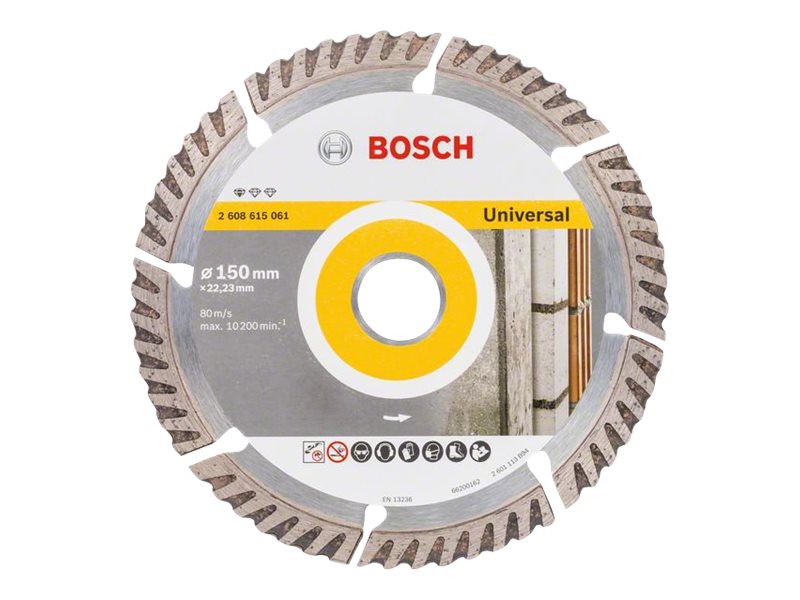 Bosch Standard For Universal - Diamant-Schneidscheibe - Für Beton, Ziegelsteine - 150 Mm (2608615061)