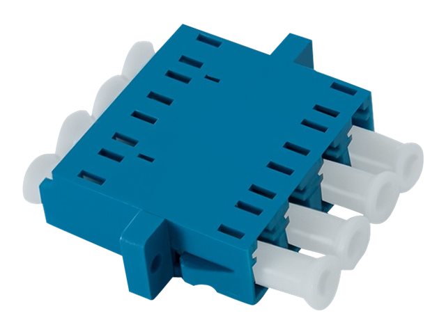 Qoltec Quad - Netværkskobling - Lc/Upc Enkelttilstand (Hun) Til Lc/Upc Enkelttilstand (Hun) - Fiberoptik